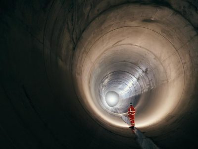 Fully-excavated, fully-lined super sewer in Fulham
