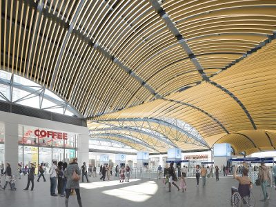 Visuals for the proposed HS2 Euston Station.